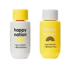 Happy Nation Travel Size  Mini Shampoo And Mini Conditioner